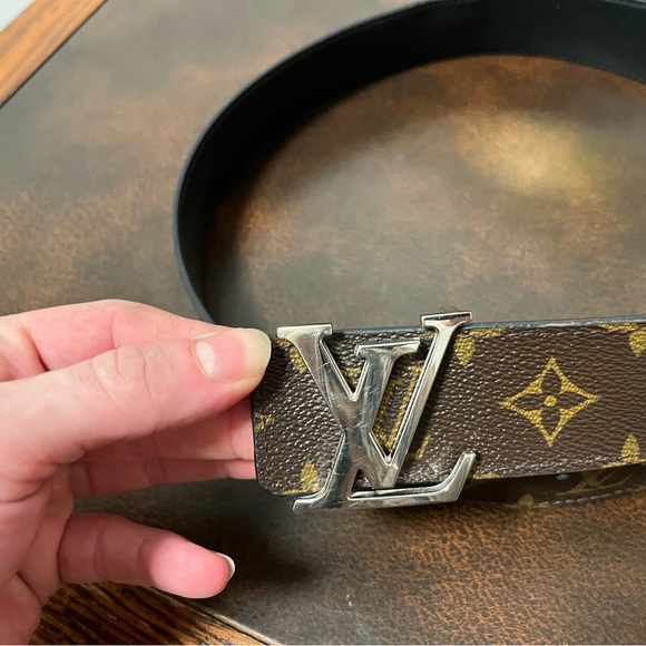 Men’s Louis Vuitton Belt Monogram Silver - Picture 6 of 10